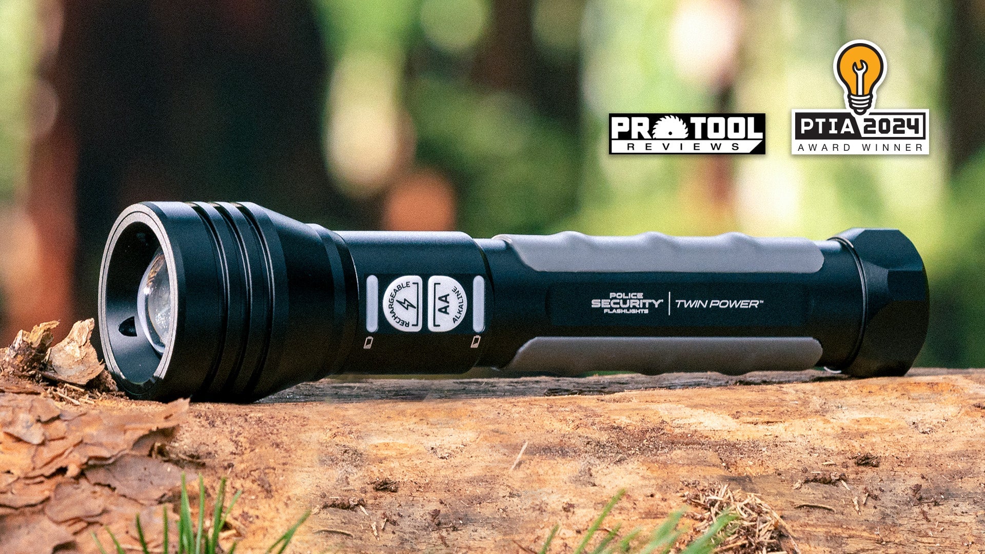 Police Security's Twin Power 2000 Lumen Flashlight Wins 2024 Pro Tool