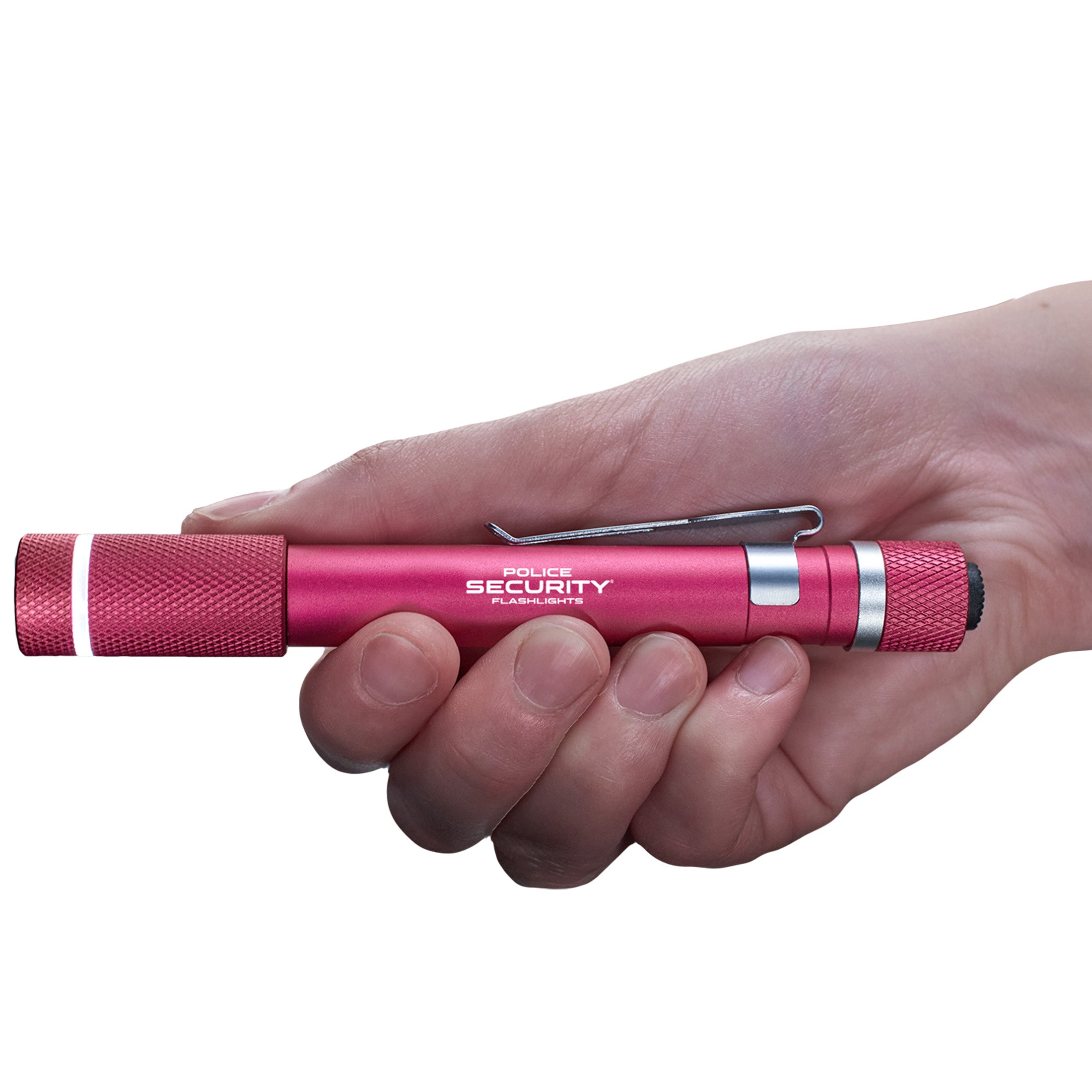 an image of a hand holding the Pink AURA PENLIGHT