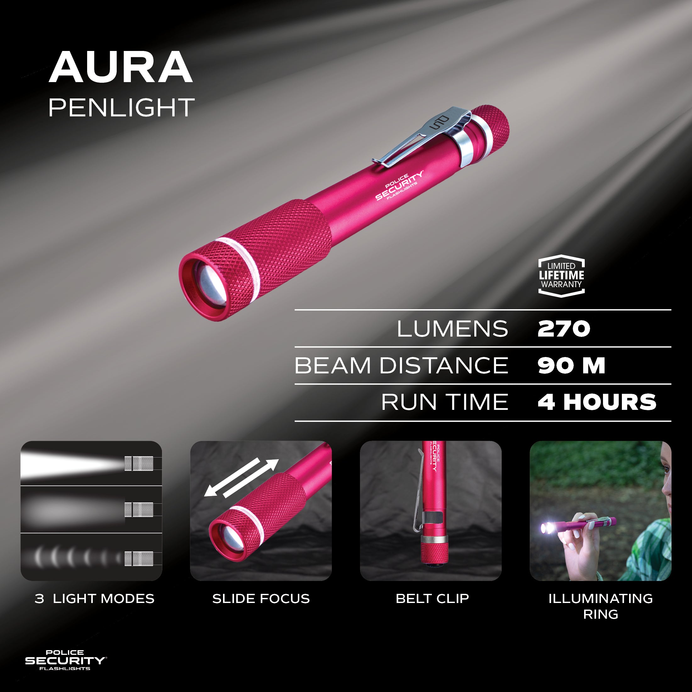 AURA PENLIGHT - PINK