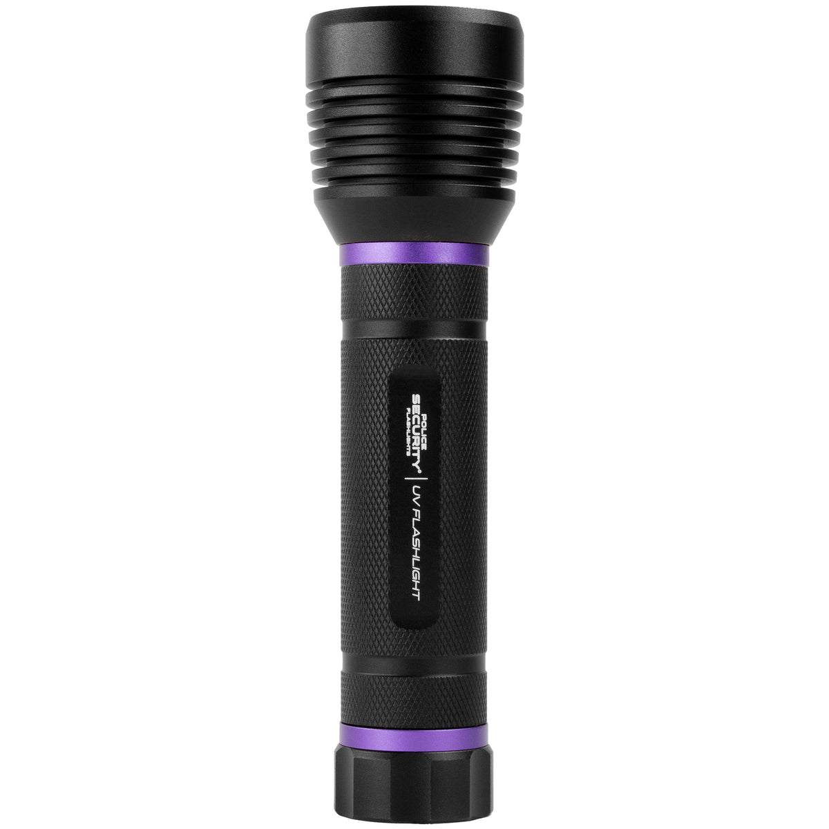 The Police Security UV Flashlight shown from above