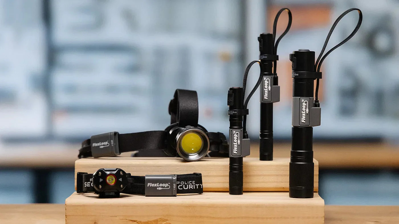 Meet the FlexLoop Line: Flashlights With Built-In Charging Cords