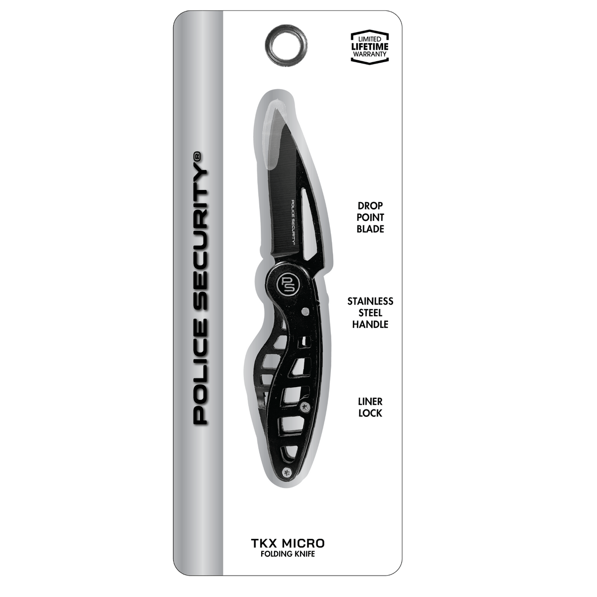 TKX Micro Mini Pocket Knife with Thumb Hole Opening