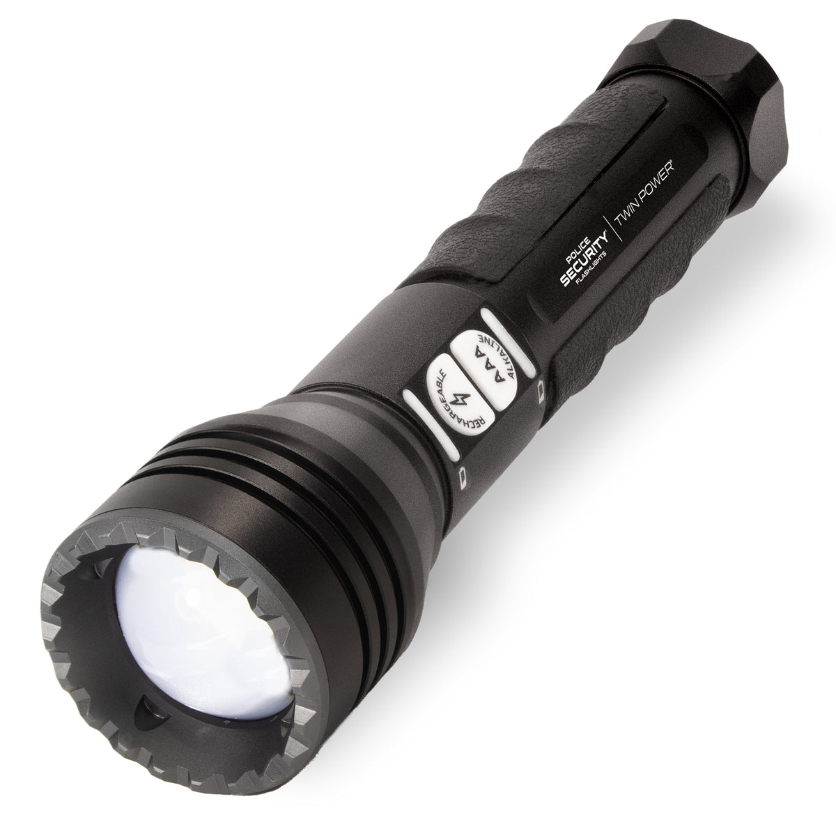 TWIN POWER LONG THROW 450 LUMEN LED FLASHLIGHT