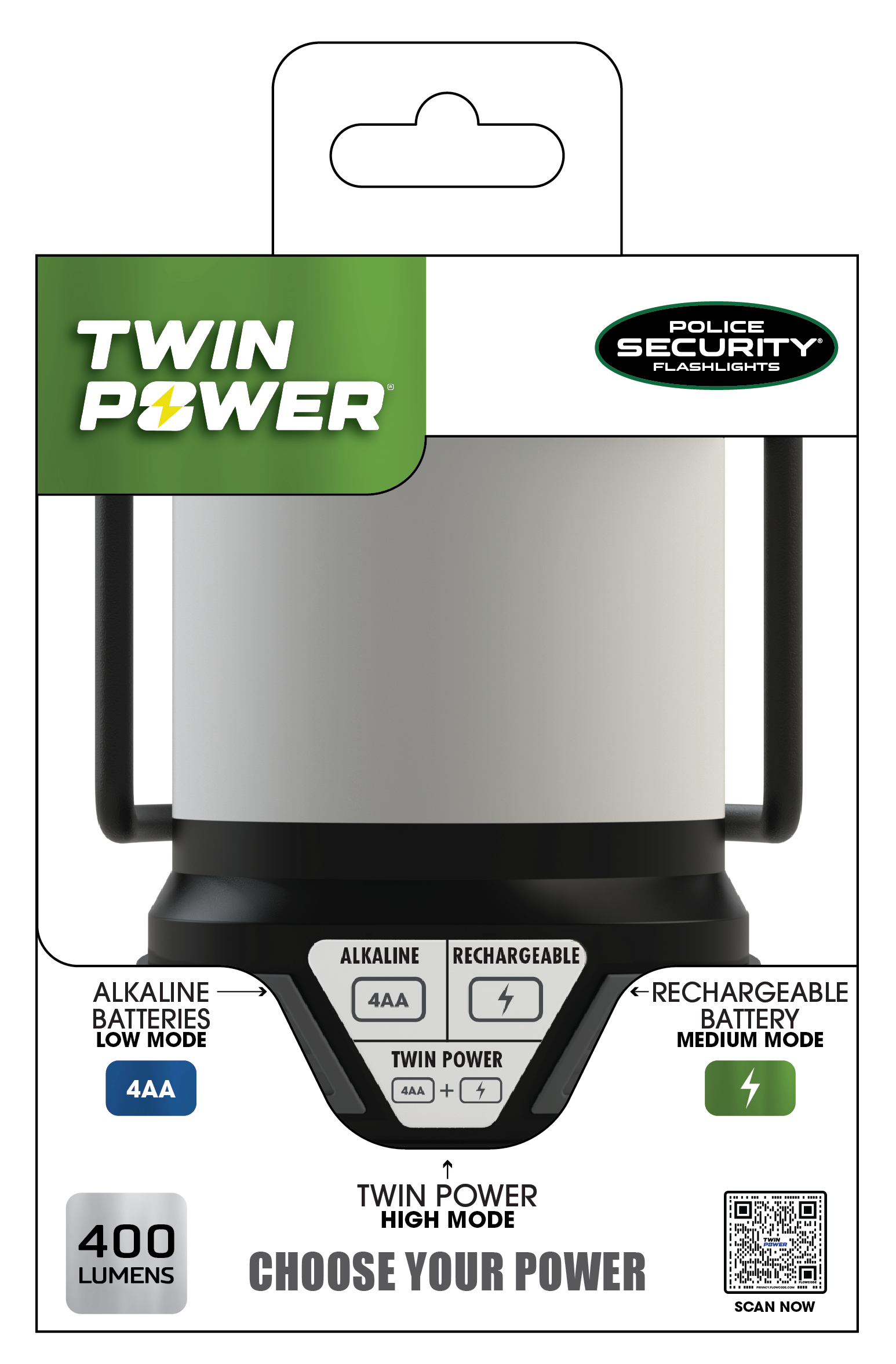 TWIN POWER 520 LUMEN LED LANTERN