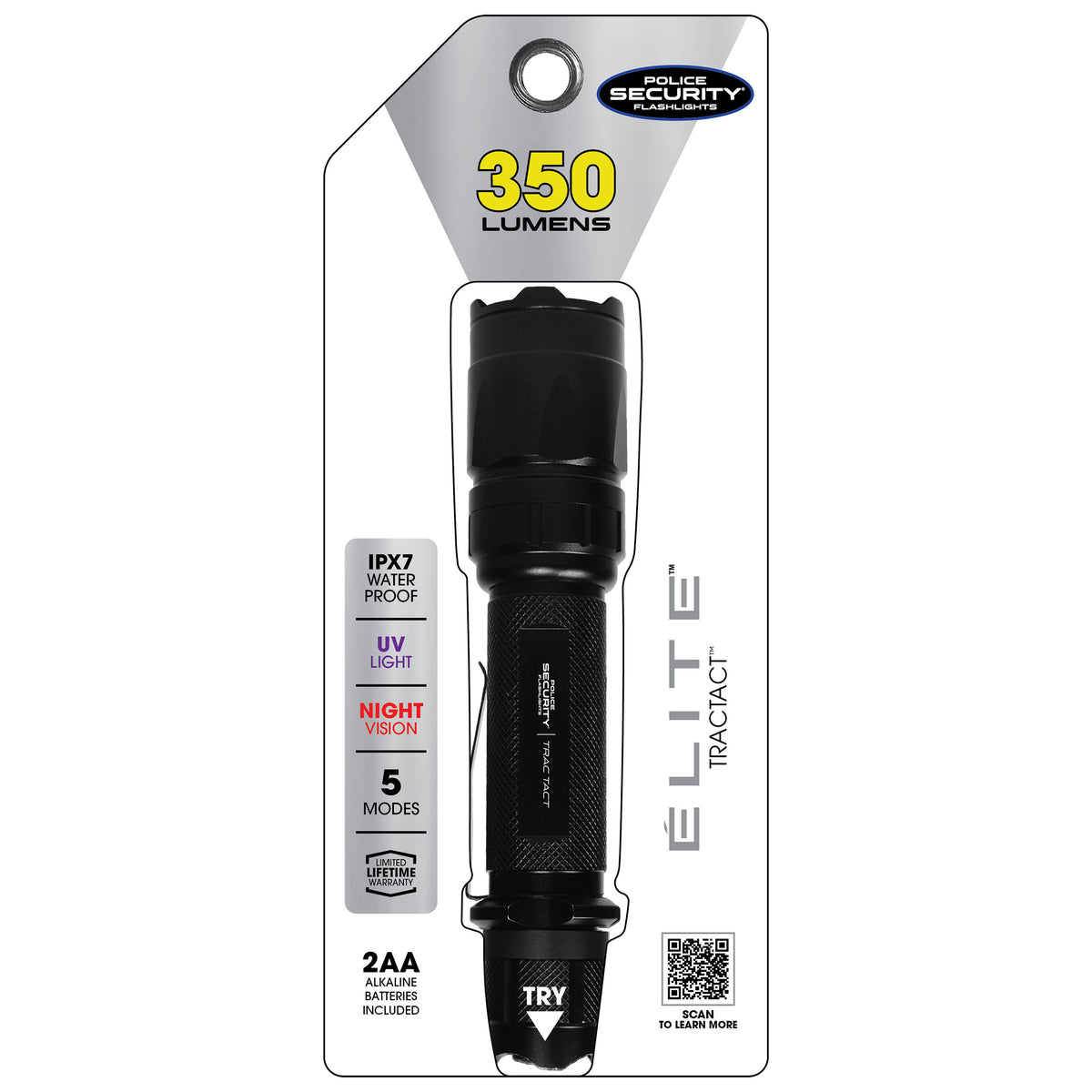 TRAC TACT 350 LUMEN LED FLASHLIGHT