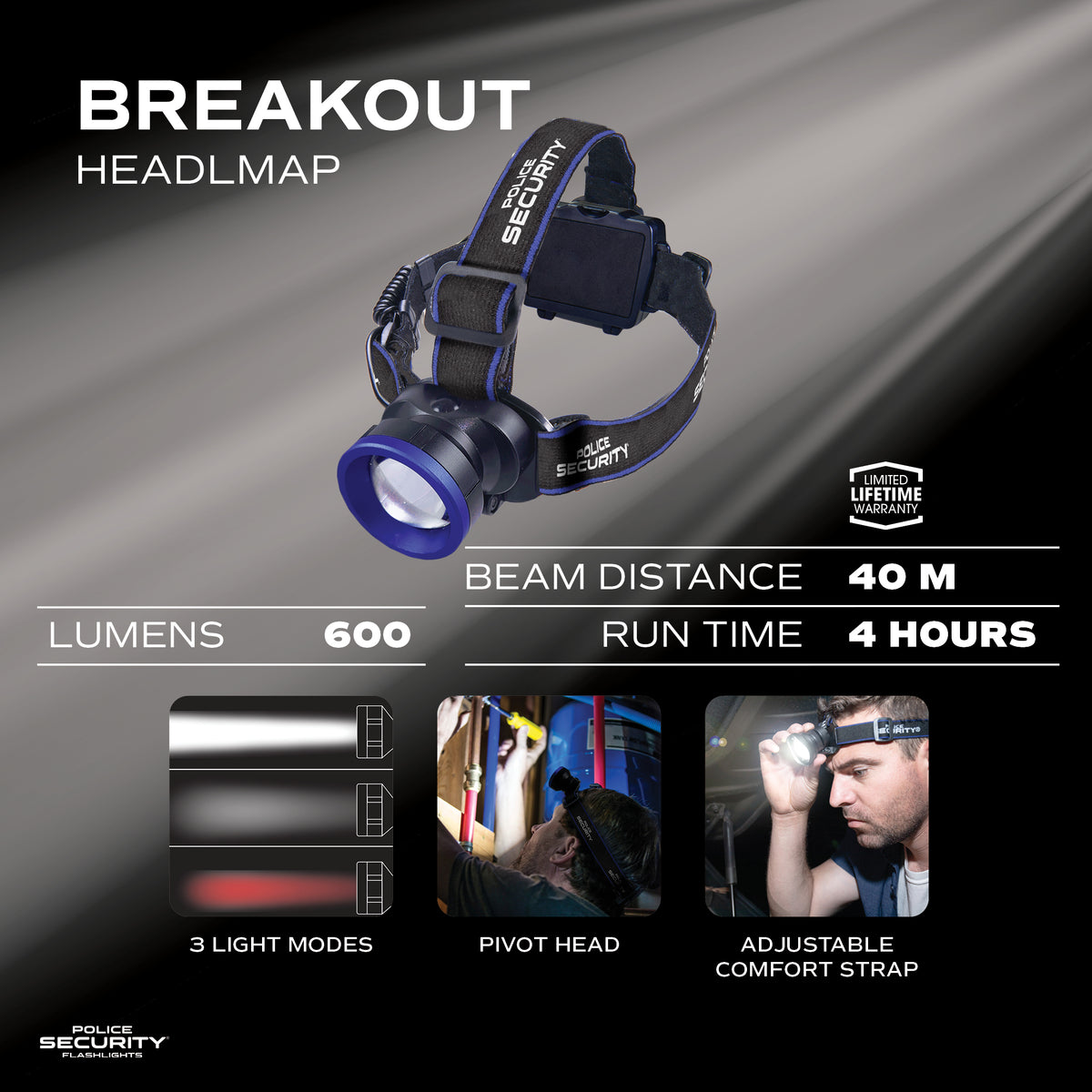 BREAKOUT 600 LUMEN HEADLAMP