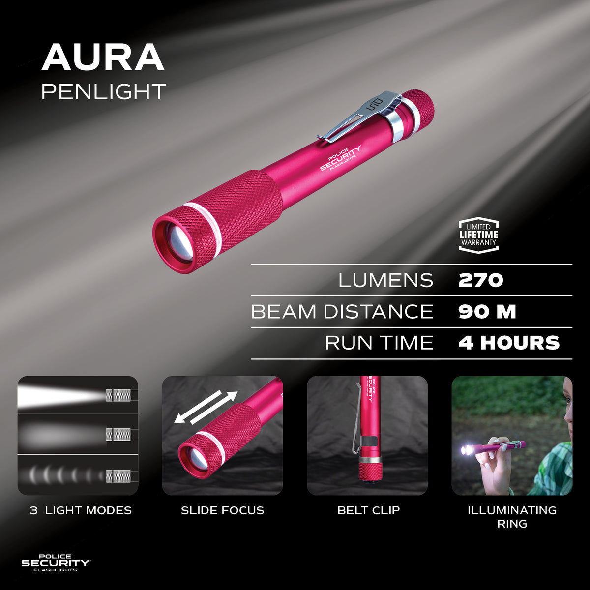 AURA PENLIGHT - PINK