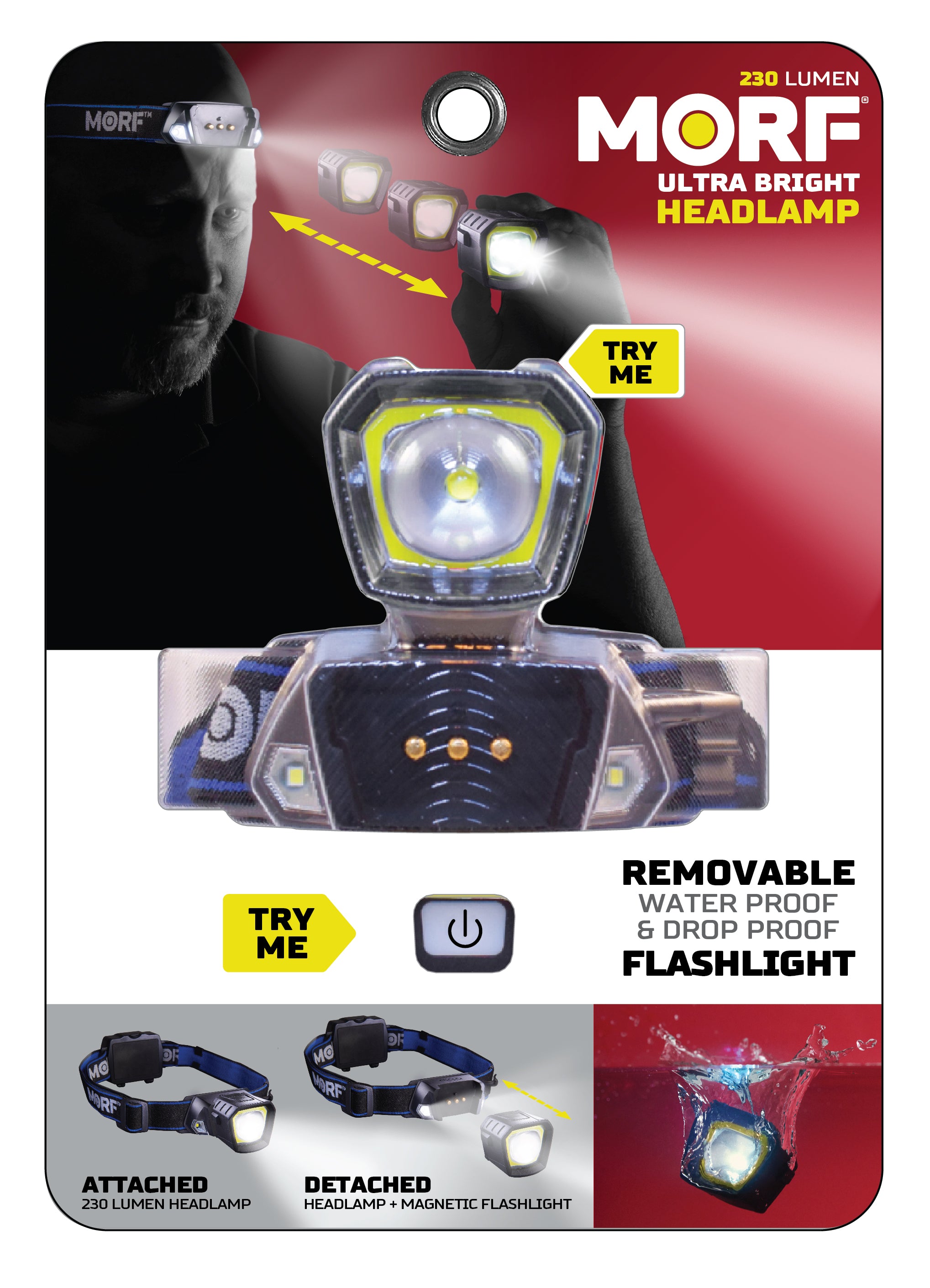 Shop Headlamp With Removable Light | MORF R230 | PSF