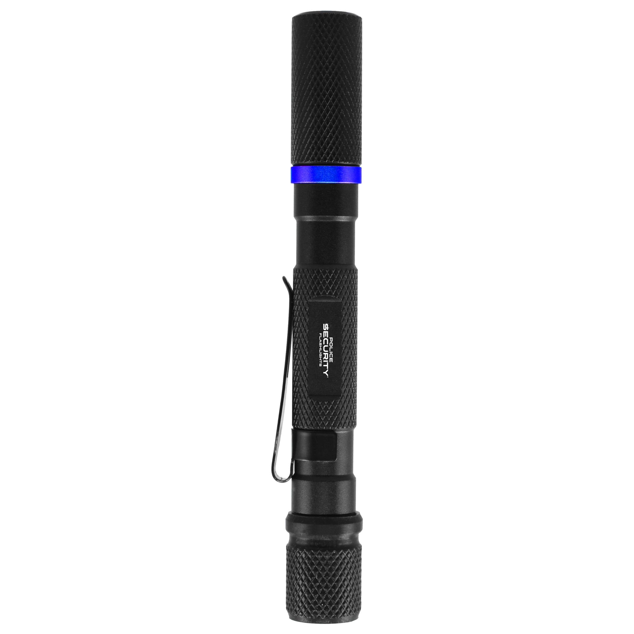 Police Security Cavalier flashlight as viewed from above