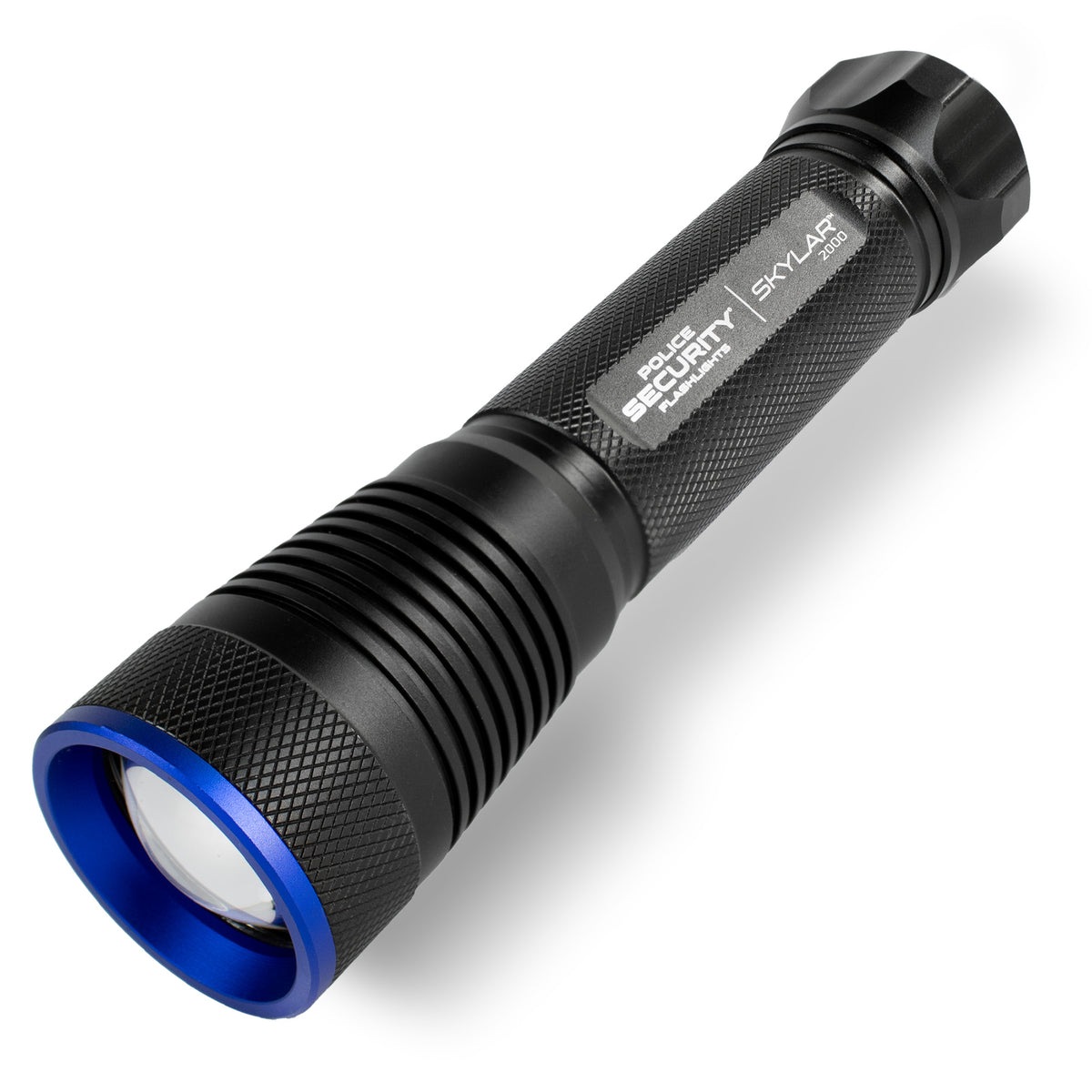 A hero image of the SKYLAT 6AA Lumen 2000 flashlight