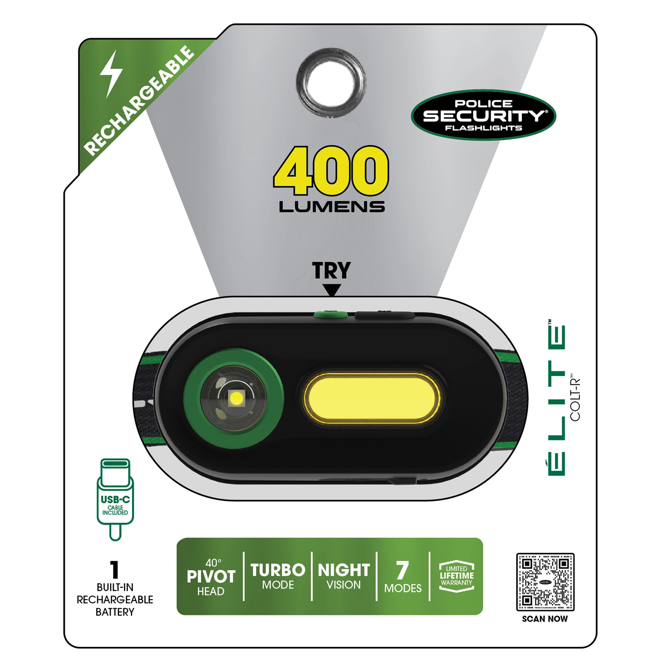 COLT-R RECHARGEABLE HEADLAMP