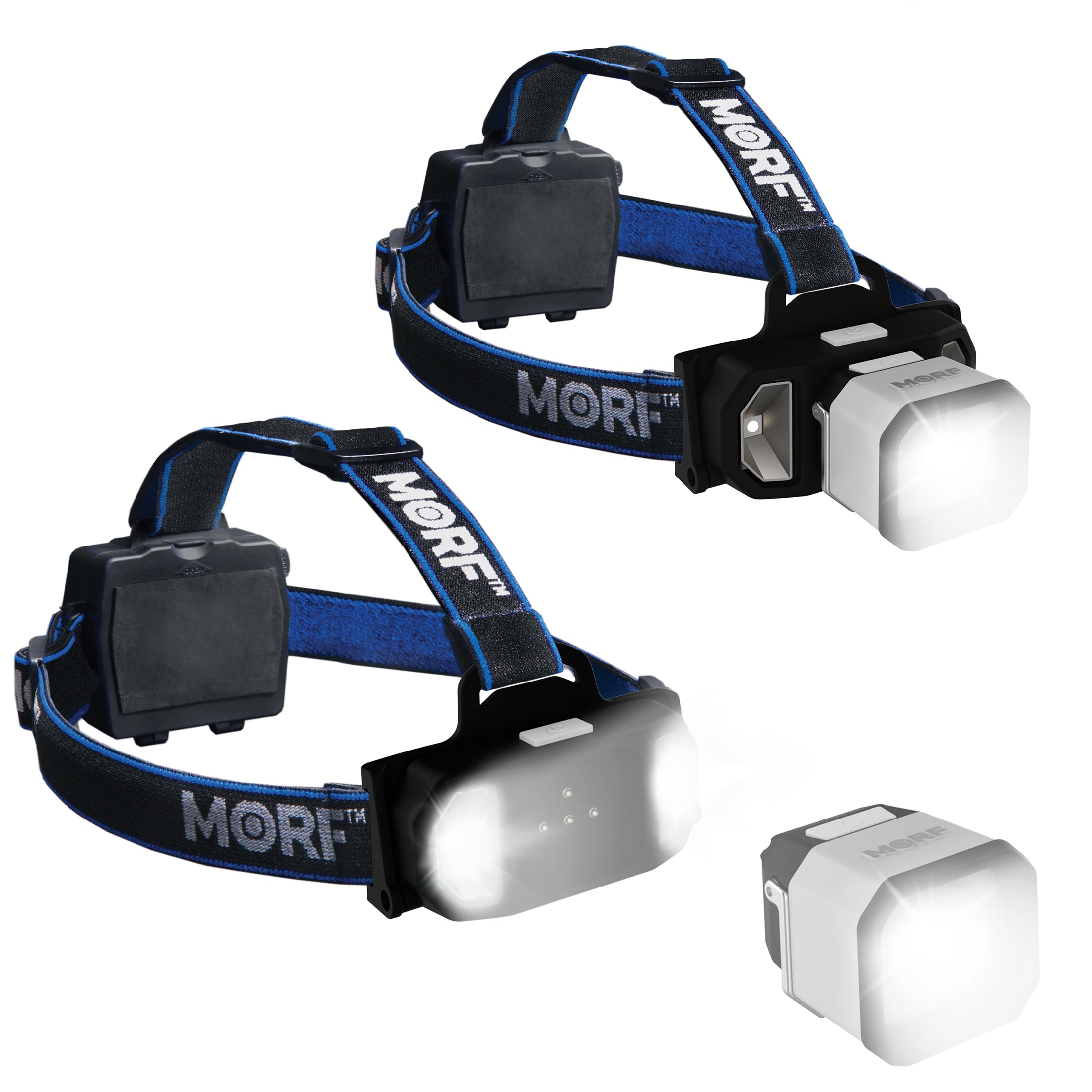 MORF L650 REMOVABLE 650 LUMEN HEADLAMP AND LANTERN - Police