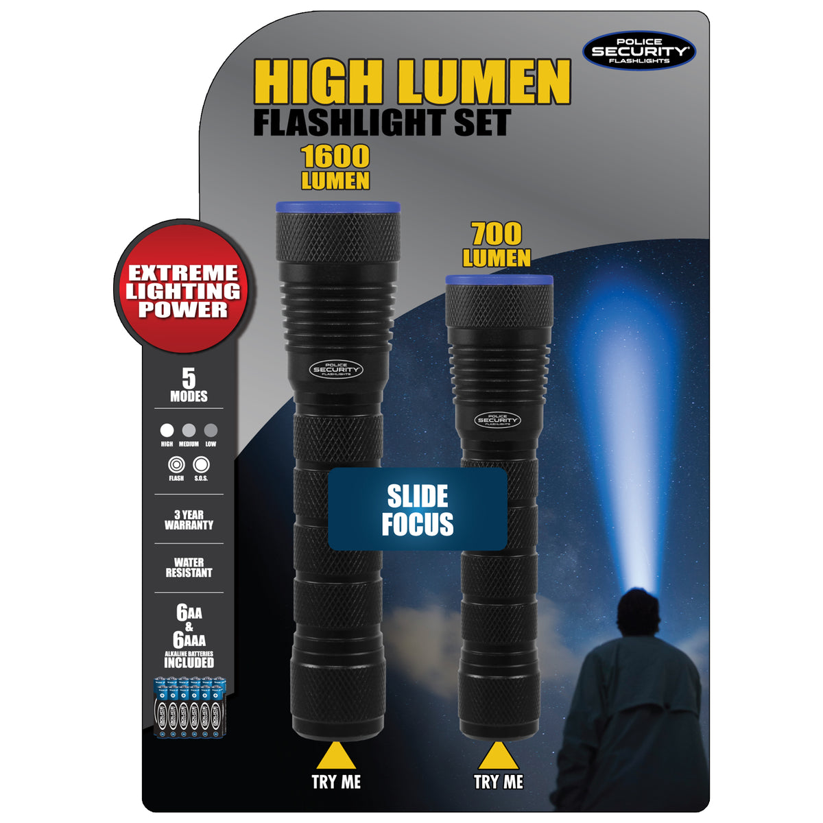 SKYLAR FLASHLIGHT 2 PACK